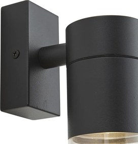 Moderne buiten wandlamp zwart IP44 - Ensam