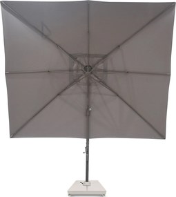 Zweefparasol  3x3m S2 Excellent (excl. voet) Taupe-naturel-bruin Camello Luna