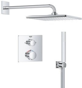 Grohe Precision inbouw regendoucheset Mono 310 chroom vierkant