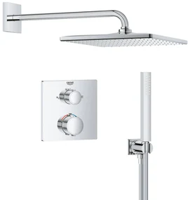 Grohe Precision inbouw regendoucheset Mono 310 chroom vierkant