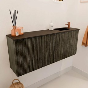 Mondiaz Joya 100cm toiletmeubel shadow met wastafel faye rechts 1 kraangat urban