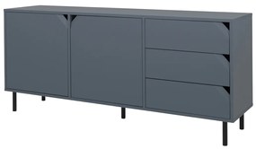 Tenzo Corner Groot Dressoir Blauw - 176.5x43x77cm.