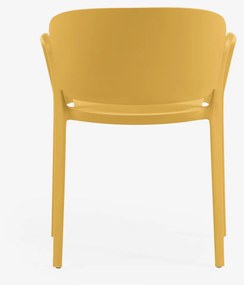 Kave Home Ania Tuinstoel Stapelbaar Geel