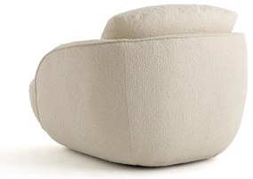 Ronde XL-fauteuil in bouclé, Alpine