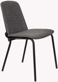 Gestoffeerde stoelen Clip, 2-delig