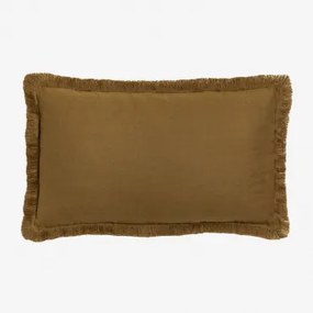 Rechthoekig Kussen 30x50 Cm Van Soncey-katoen Bruin – Zand - Sklum
