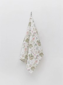 Linnen theedoek White Botany