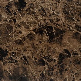 Ronde Salontafelset Bruin Emperador Marmer Look