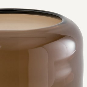 Vaas in glas, H29,5 cm, Rondi