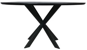 Starfurn Ferris Ronde Eettafel Zwart Eiken 150 Cm - 150 X 150cm.