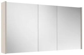 Saniclass Prime Spiegelkast - 120x63x16cm - inclusief zijpanelen - cotton (beige) SW1212818/SW892634