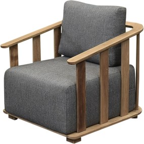 Milano lounge tuinstoel teakhout