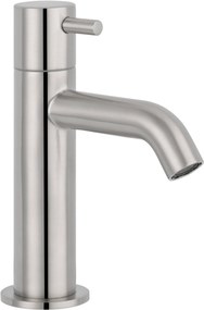 Saqu Eurotrend fonteinkraan met greep geborsteld nikkel PVD-coating