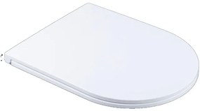 Saniclass Universo closetzitting - softclose - quickrelease - duroplast - 46x36cm - slim - mat wit E13/A15 UF seat Glossy_Matt White