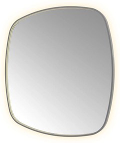 Hotbath &More Contour spiegel deens ovaal 120x120cm geborsteld gunmetal PVD