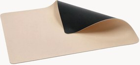 Omkeerbare placemats zwart, 4-delig