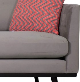 Loungebank Odissi chaise longue links - velours Brunei taupe 04 - 1,60 x 2,58 mtr breed