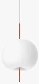 Dimbare hanglamp Kushi, mondgeblazen
