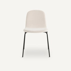 Stoel in fluweel Tibby