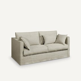Bankhoes in dik stonewashed linnen, Camille