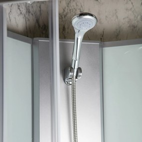 Kerra Evora complete douchecabine met zitting 80x80cm chroom
