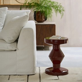 Bijzettafel van gelakt ijzermetaal Brion