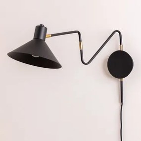 Lizz Wandlamp Zwart - Sklum