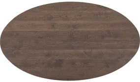 Goossens Excellent Eettafel Mente, Ovaal 180 x 100 cm