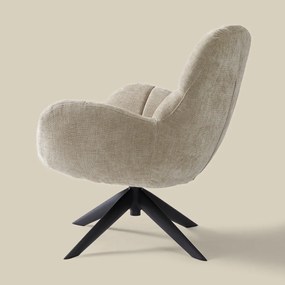 Draaibare Fauteuil Modern Beige