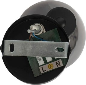 Smart spot zwart met smoke glas incl. Wifi P45 - Vidro