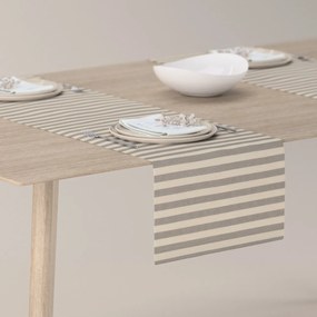 Dekoria Rechthoekige tafelloper, grijs-ecru , 40 x 130 cm