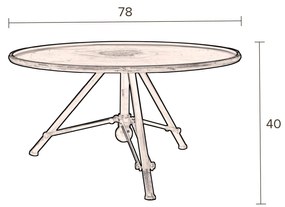 Bijzettafel Bryce | Dutchbone