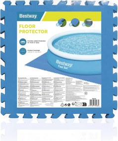 Bestway vloertegels L50 x B50 cm (blauw) - set van 8 stuks