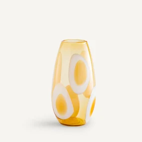 Vaas in gekleurd glas, Opla