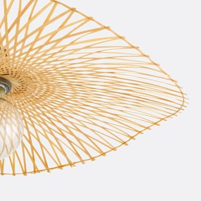 Luchtige hanglamp in bamboeØ50 cm, Ezia