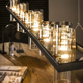 Hanglamp 14 Glazen Kapjes
