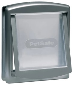 PetSafe Huisdierenluik in 2 richtingen 757 Medium 26,7 x 22,8 cm zilver 5022
