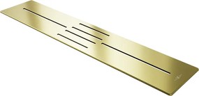 Mexen Toro afdekstrip voor douchebak 100-120 cm, goud - 43910050