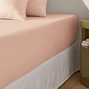 Hoeslaken satijn katoen, 153 draden, 30 cm kop, Opale