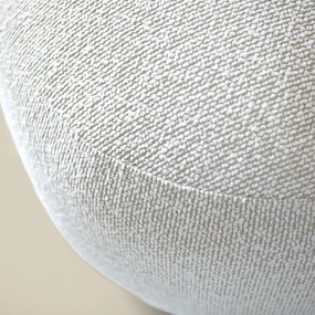 Draaibare Ronde Fauteuil Creme