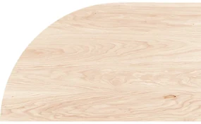 Goossens Excellent Eettafel Floyd, Semi rond 220 x 100 cm