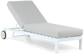 Santika Mulsanne Lounger Aluminium Wit