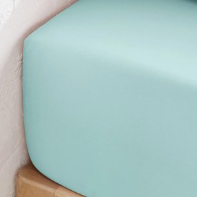 Effen hoeslaken in bio katoen, omslag 30 cm, Scenario