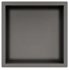 Fortifura Galeria Inbouwnis - 30x30x7cm - Geborsteld Gunmetal PVD