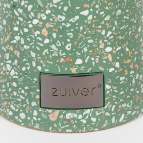 Zuiver Victoria Green Terrazzo Bijzettafel Rond - Groen - 41 X 41cm.