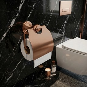 Toiletpapierhouder 16101 Aristo Geborsteld koper