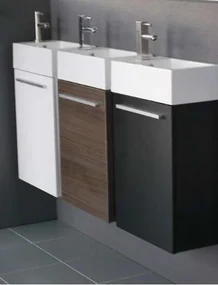 Lambini Designs Sani Fonteinkast Grey Oak rechts draaiend