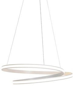 Moderne hanglamp wit 74 cm incl. LED dimbaar - Rowan