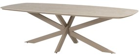 Nevada low dining tuintafel 250x105xH69 cm deens ovaal keramiek 4 Seasons Outdoor