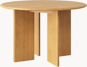Ronde eettafel Charlotte van eikenhout, Ø 120 cm